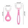 2x Children Kids Baby Toothbrush 360° U-shaped Brush Oral Teeth