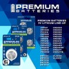 Premium Batteries CR2016 Battery 3V Coin Cell Child-Safe (6 Pack)