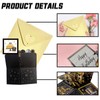 Black Gold Pop Up 16th Birthday Card for Women Man