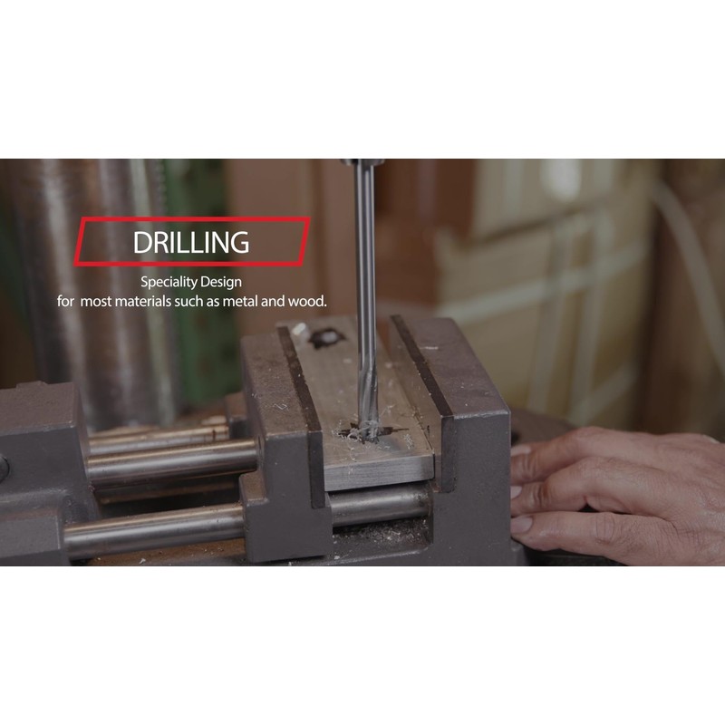 Drill America .0975 High Speed Steel Straight Shank Chucking Reamer,