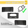 KUAFU Front Bumper Guards Pads & License Plate Frame Bracket