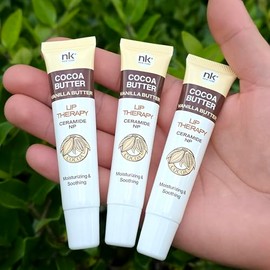 3 Pack Cocoa Butter Vanilla Lip Therapy with Ceramide NP for Moisturizing and Soothing for Dry Chapped Lips