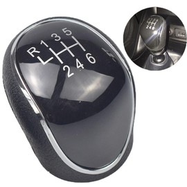 Kakulkomen for- H-y-un-dai- IX35 2012-2016-Car Gear Shift Knob Stick Ball Head Change Lever Knob (6 Speed Gear- Black Cover)