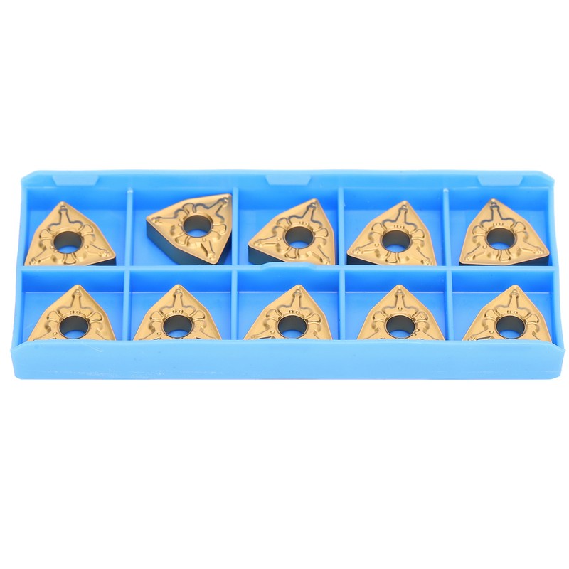 10Pcs CNC Lathe Turning Insert Indexable Solid Carbide Blade Cutting