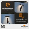 4lite Antheia Solar Outdoor Spike Light (Anthracite) 270lm Motion Sensored