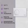 EOB Room Thermostat with Automatic Night Lowering PT01 White