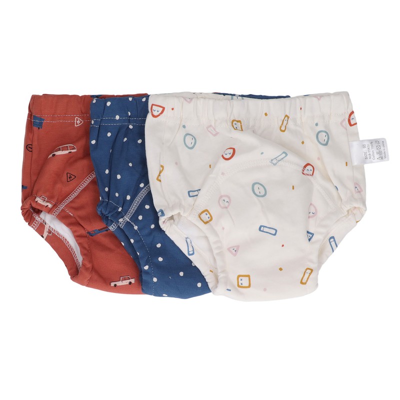 3pcs Baby Absorbent Training Pants Reusable Washable 6 Layers Gauze