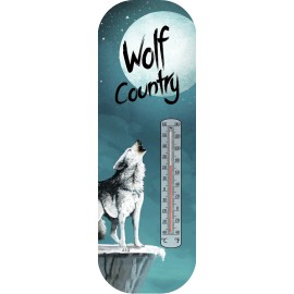 A&M WHOLESALE 62428 - THERMOMETER WOLF COUNTRY