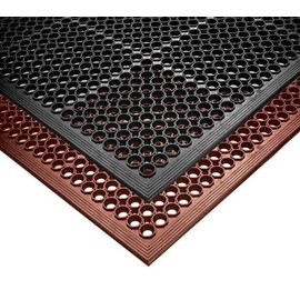 Teknor Apex Matting 755-100 36" x 60" x 1/2" General Purpose "Competitor" Heavy Duty Commercial Floor Mat - Black