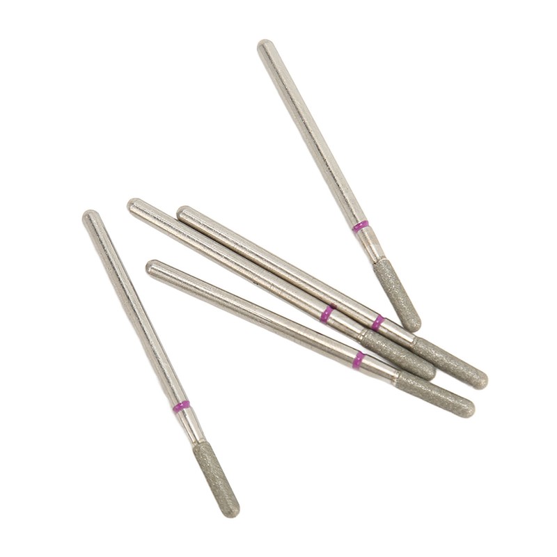 50Pcs Nail Drill Bits Emery Rotatable High Strength Replacement Nail