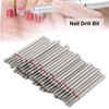 50pcs Inverted Cone Shape Nail Polishing Grinding Head Nail Art