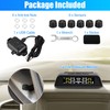 X AUTOHAUX RV Tire Pressure Monitoring System TPMS Wireless Solar
