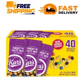 Kar's Sweet 'n Salty Trail Mix, 2 oz., 40 pk.