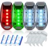 4Pack Kayak Lights with IPX8 Fish-shaped Waterproof Bag, Battery Operated