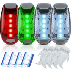 4Pack Kayak Lights with IPX8 Fish-shaped Waterproof Bag, Battery Operated Navigation Lights for Night Kayaking, Clip on for Paddle board, Pontoon Boat, Dinghy, Canoe, Jetski, Kayak Accessories-Amzonly | Amzonly