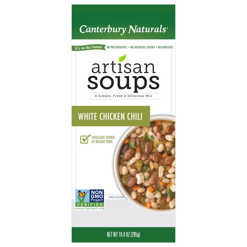 Canterbury Naturals Artisan Soup Mix, White Chicken Chili, Non-GMO, Makes
