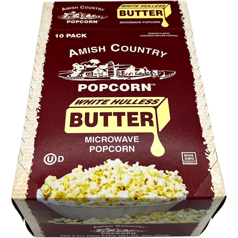 Amish Country Popcorn | Old Fashioned Microwave Popcorn | Medium