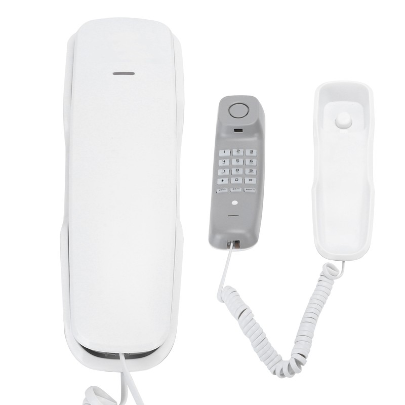 Upgrade A061 White Table Wall Mounting Extension Telephone No Disturbing