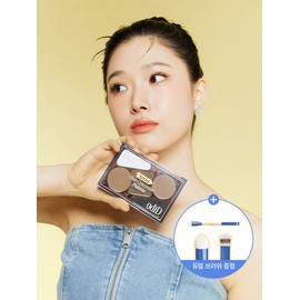 Oded [Set gift] Artist hair concealer palette + dual brush (2 pieces) + 3 types of silver hairpins / [세트/증정]아티스트 헤어 컨실러 팔레트+듀얼브러쉬(2개)+실버헤어핀3종