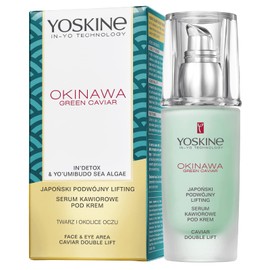 Yoskine Okinawa Green Caviar Serum Face Against Wrinkles 30 ml - Face Serum with Green Caviar - Vitamin C Serum - Effective Face Care - Anti-Ageing Face Serum - Firming Skincare