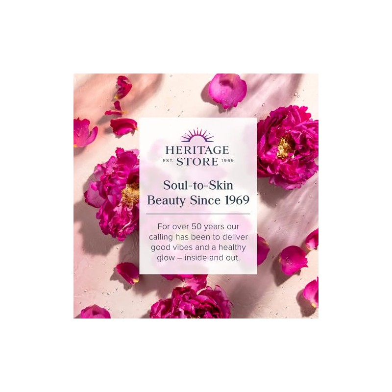 Heritage Store Rosewater & Glycerin, 8 Ounce