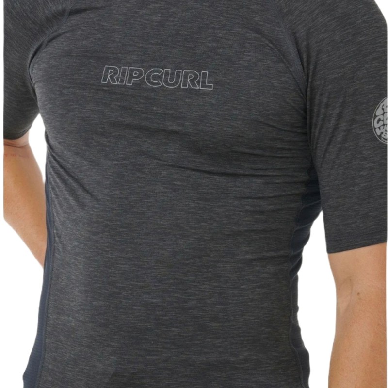 RIP CURL Mens Dawn Patrol Performance UPF Short Sleeve Rash