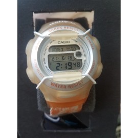 Casio Rare Discontinued Baby-G BG-164B-4BV Data Bank Orange Watch