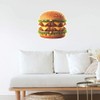 Extra Large 460mm 'Double Cheeseburger' Permanent Sticker Decal for Cars/Windows/Bins/Walls