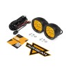 AUXBEAM 2x AUXBEAM 4"Amber Spot LED Work Light Driving Fog