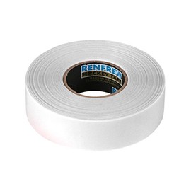 (30m (32.8 yd), White) - Renfrew Scapa Coloured Polyflex Shin/Sock Hockey Tape, 2.5cm x 30m (Colour Choice)