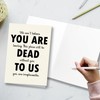 PTRUKD, Funny Cards for Departing Coworker, Cute Retirement Card Gifts,