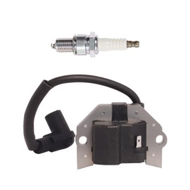 ENA Set of 1 Ignition Coil with Spark Plug 21171-0745 Compatible with Kawasaki FH601V FH641V FH661V FH680V FH721V FC290V Lawn Mower Engines Replacement for 21171-0742 21171-0713 21171-7049 21171-7039