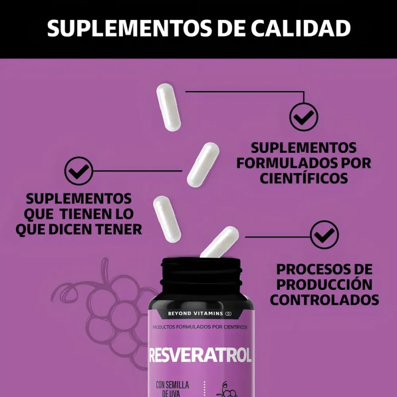 Resveratrol 100% Vegano De Alto Contenido En Polifenoles | Pimienta