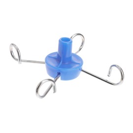 IWOWHERO Stainless Steel Infusion Stand Hanging Hook for Clinic Use Lightweight Vertical Infusion Rack Hanger with Inner Diameter Medical Accessory for Hospital and Healthcare Settings