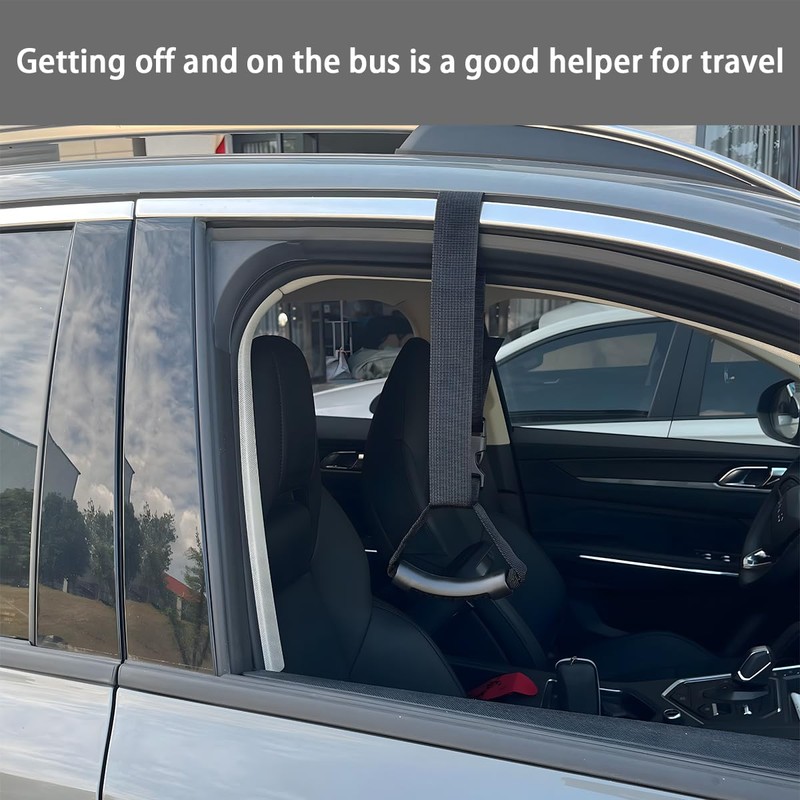 BESULEN 2PCS Car Grab Handle for Elderly Disabled, Adjustable Auto