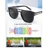 BIRCEN Polarized Sunglasses for Men UV-Protection: Acetate Retro Trendy Fashion