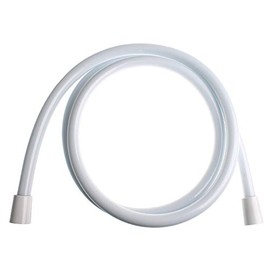 Sanixa JL1117LM Quality Shower Hose PVC White 170 cm Shower Hose for Hand Shower Head Standard Connection Thread for Bathtub (White)