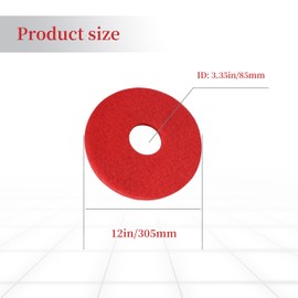 orbiter brush12" Diameter for oreck Floor Cleaner Machine ORB550MC 437049 437057, red 1pcs