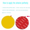 D.SKING 4 Pack 2.76"(70mm) Very High Bond Sticky Adhesive Replacement,Circle