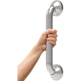 Ameriluck Stainless Steel Bath Safety Grab Bar, ADA Compliant 500lbs Loading Capacity (Chr