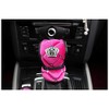 Siyibb Soft Plush Car Gear Shift Cover Crystal Crown Car