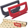 2 Pack Wrapping Paper Cutter, Pathneer Dual-Ended Gift Wrap Cutter