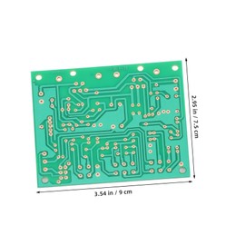 Sosoport 1 Set DIY Stereo Audio Amplifier Board Kit Easy Assembly Power Amplifier Module for Speakers Durable Design with Elegant Knob for Beginners and Experienced Diyers