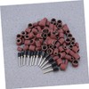 PACKOVE 132Pcs Sanding Drum Bands Nail Drill Kit Includes Sleeves