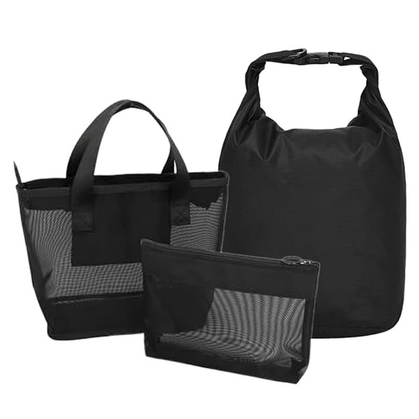 3-piece Spa Bag, Mesh, Hot Spa, Bath Set, Sauna Set,