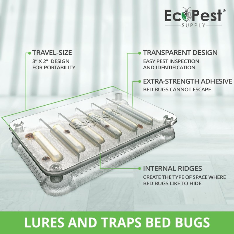 Bed Bug Detector – 6 Pack | Early Detection Bed