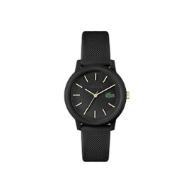 Lacoste 12.12 Women's TR90 Quartz Watch with Black Rubber Strap (Model: 2001212)