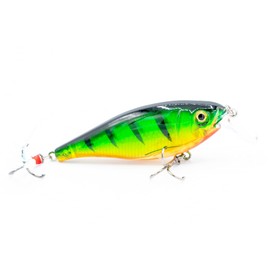 Mister Tackle Paul Fishing Lure Set Wobbler Set Crankbait 9 cm Pike Bait 5 Pieces