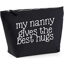 Hippowarehouse My nanny gives the best hugs printed make up cosmetic wash bag 18x19x9cm