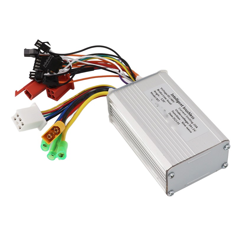 500W48V Electric Bike Controller Brushless Motor Controller Aluminium Alloy Groove